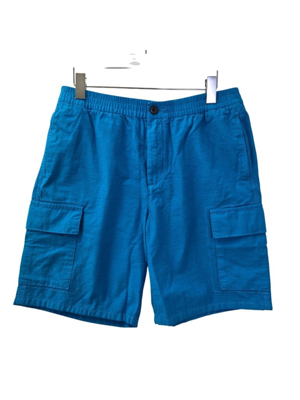 NWT Everlane Men’s Linen Blend Elastic Waist Cargo Short Size Medium